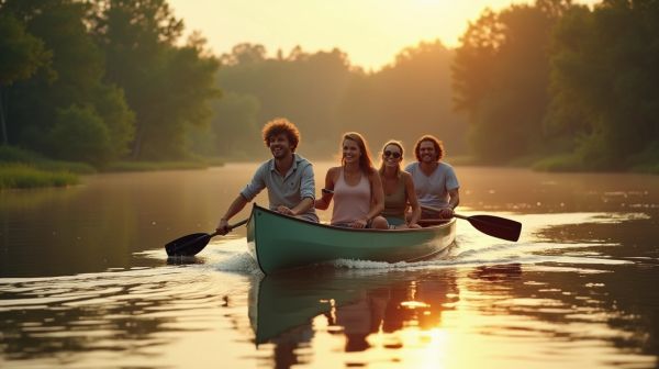 Créer des moments de cohésion grâce au canoë en groupe