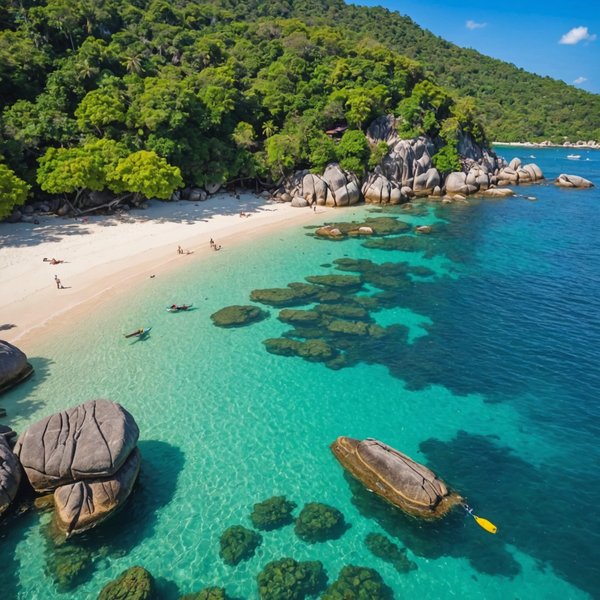 Où trouver les meilleures plages pour faire du snorkeling à Koh Tao, Thaïlande?