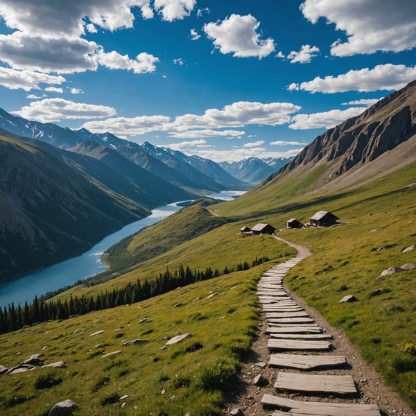 Quels sont les meilleurs itinéraires pour une randonnée dans les montagnes de l'Altai, Mongolie?